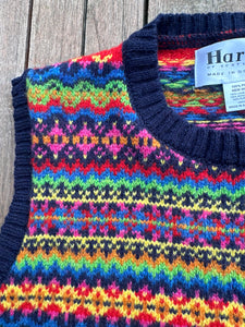 Harley Of Scotland Allover Fairisle Vest