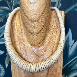 Handcrafted Coconut Shell Beaded Necklace