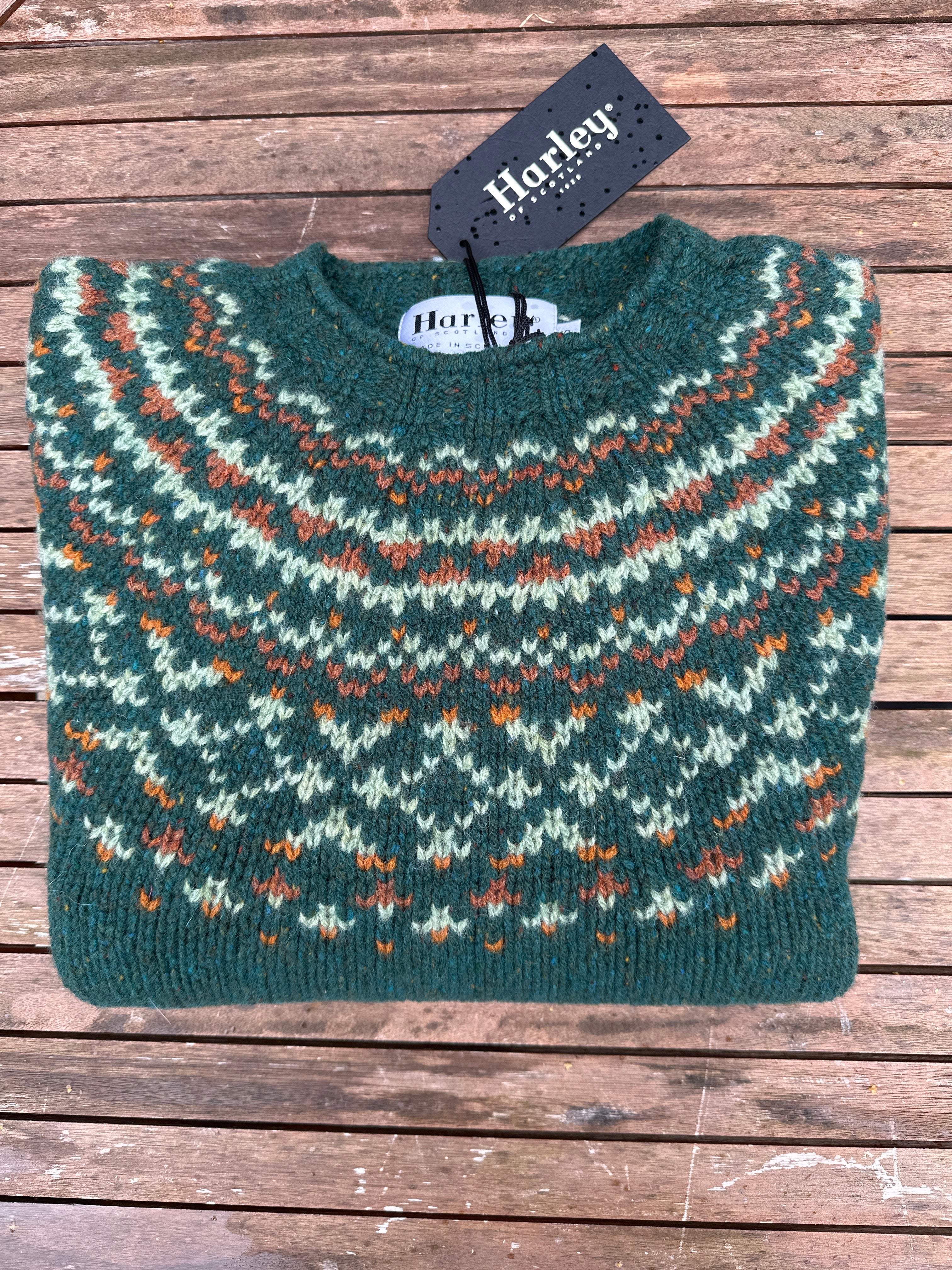 New Harley Of Scotland Chunky Knit In Canna