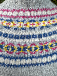 New Harley Of Scotland Fairisle In Silver