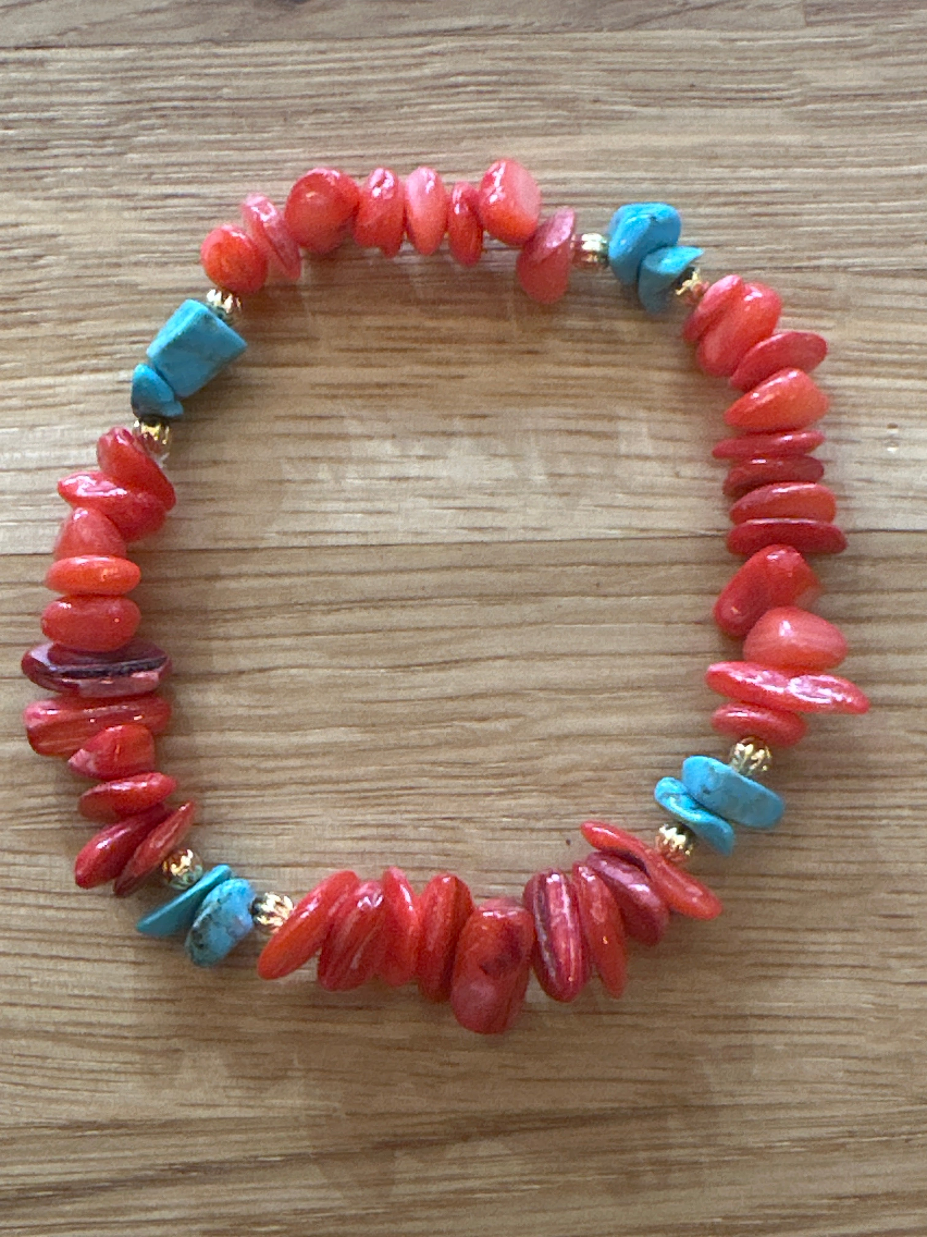 Handmade Shell Chips Bracelet