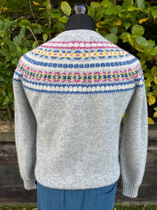 New Harley Of Scotland Fairisle In Silver