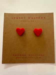 Lynsey Walters Heart Earrings