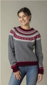 NEW Eribe Alpine Sweater P3974 Greyberry