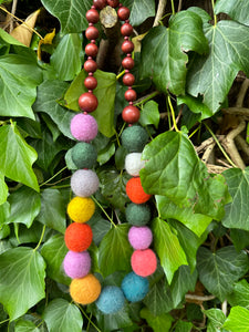 Merino Bead Necklace By Lynsey Walters